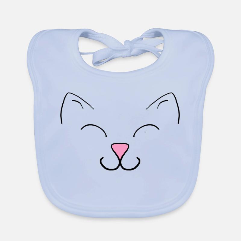chat Bavoir bio Bébé