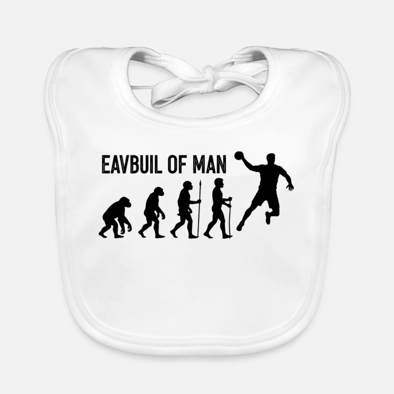 Evolution des Menschen Sprung Baby Bio-Lätzchen