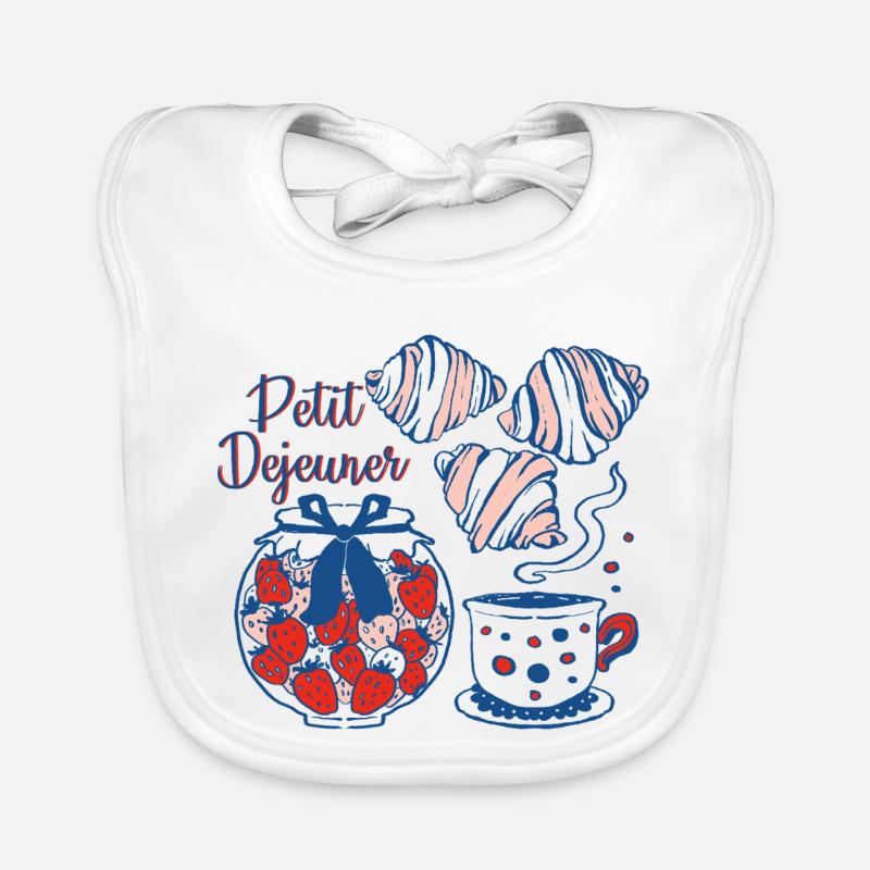 Petit Déjeuner Conception du petit-déjeuner Bavoir bio Bébé