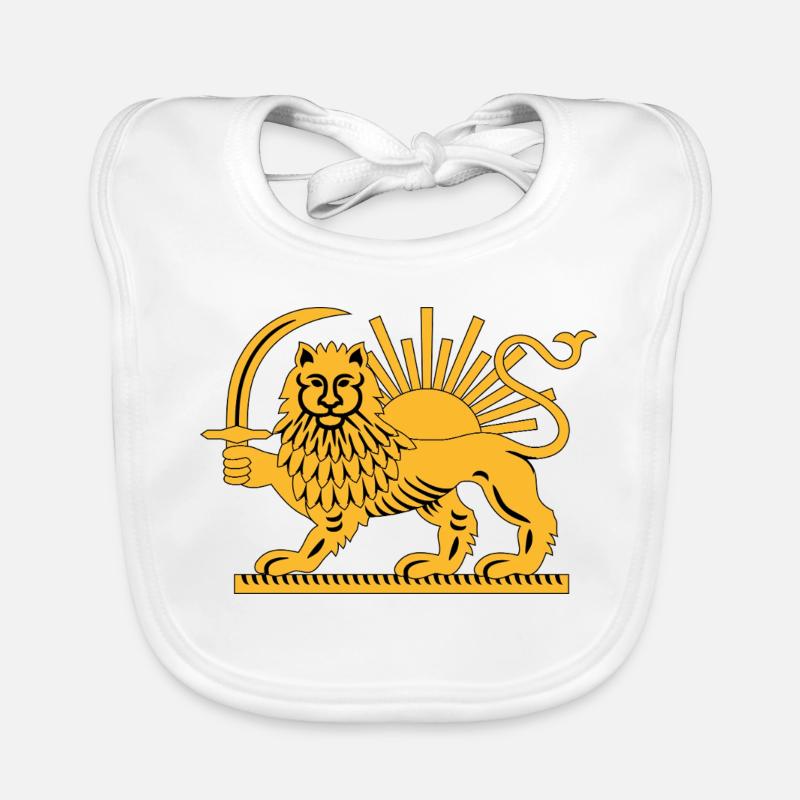 SolarLion-Emblem Baby Bio-Lätzchen