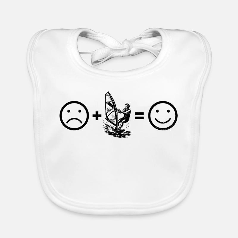 Direct Windsurfing Statement Organic Baby Bibs