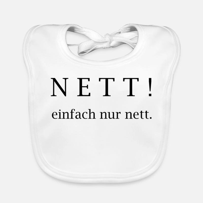 Nett! einfach nur nett. Baby Bio-Lätzchen
