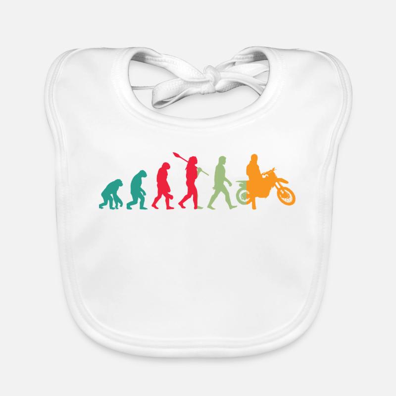 Saut en croix moto – Évolution Bavoir bio Bébé