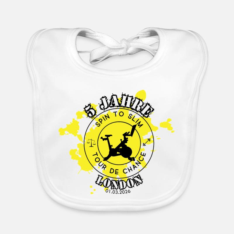 Spin to Slim Jubilee - for light surfaces Organic Baby Bibs