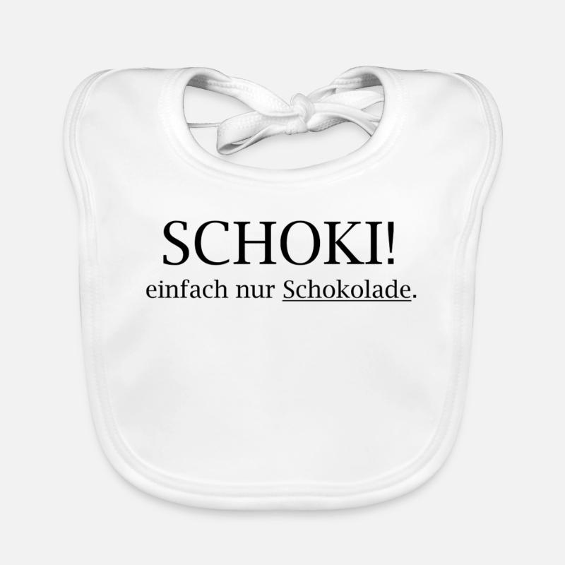 SCHOKI! Einfach Nur Schokolade Baby Bio-Lätzchen