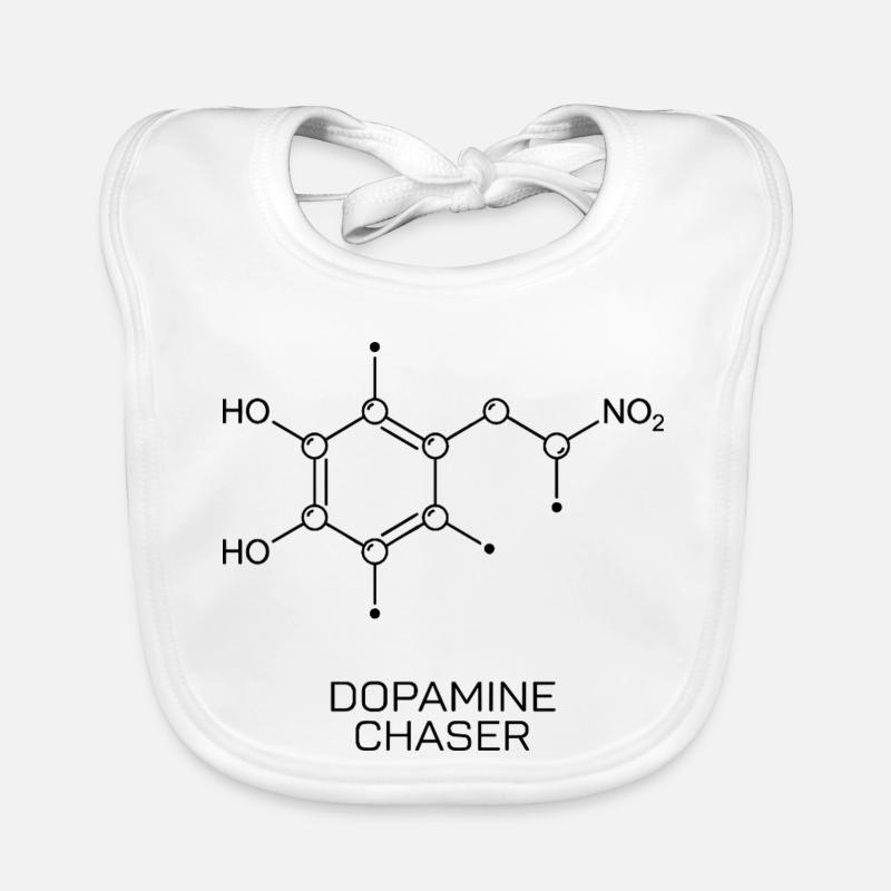 Dopamine Chaser Molecule Organic Baby Bibs