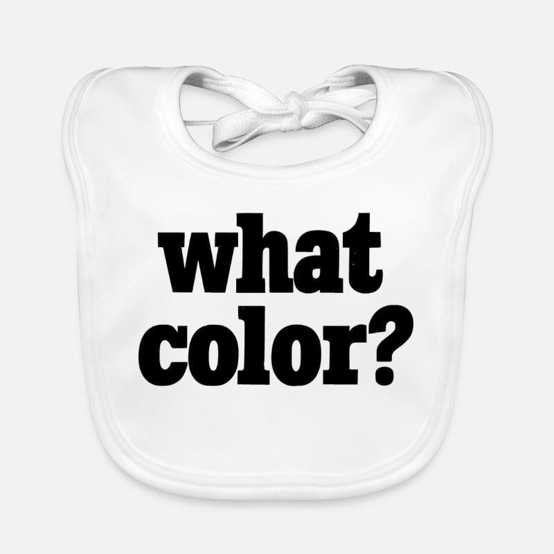 what color? - black Organic Baby Bibs