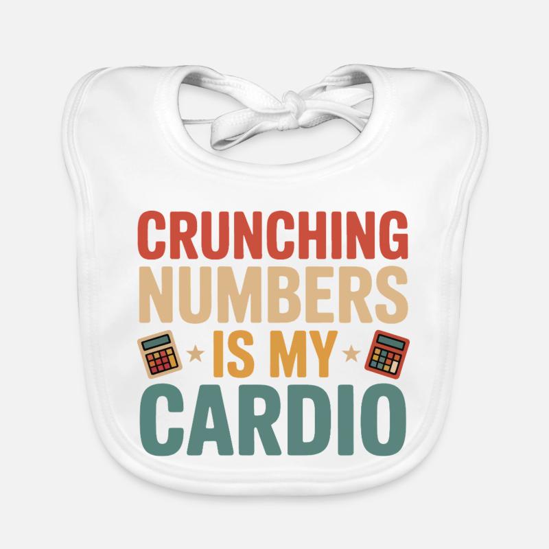Zahlennerd Cardio Humor Baby Bio-Lätzchen
