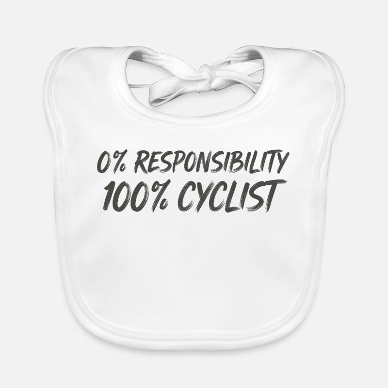 0 % Responsabilité 100 % Cyclistes Bavoir bio Bébé