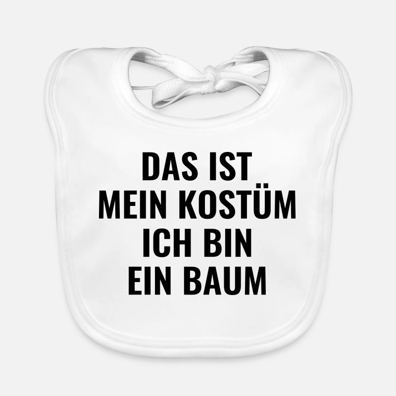 Baum Kostüm Karneval Fasching Faschingsmuffel Baby Bio-Lätzchen