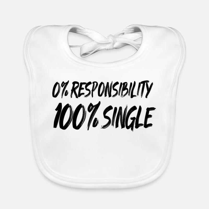 0% responsibility, 100% single Organic Baby Bibs