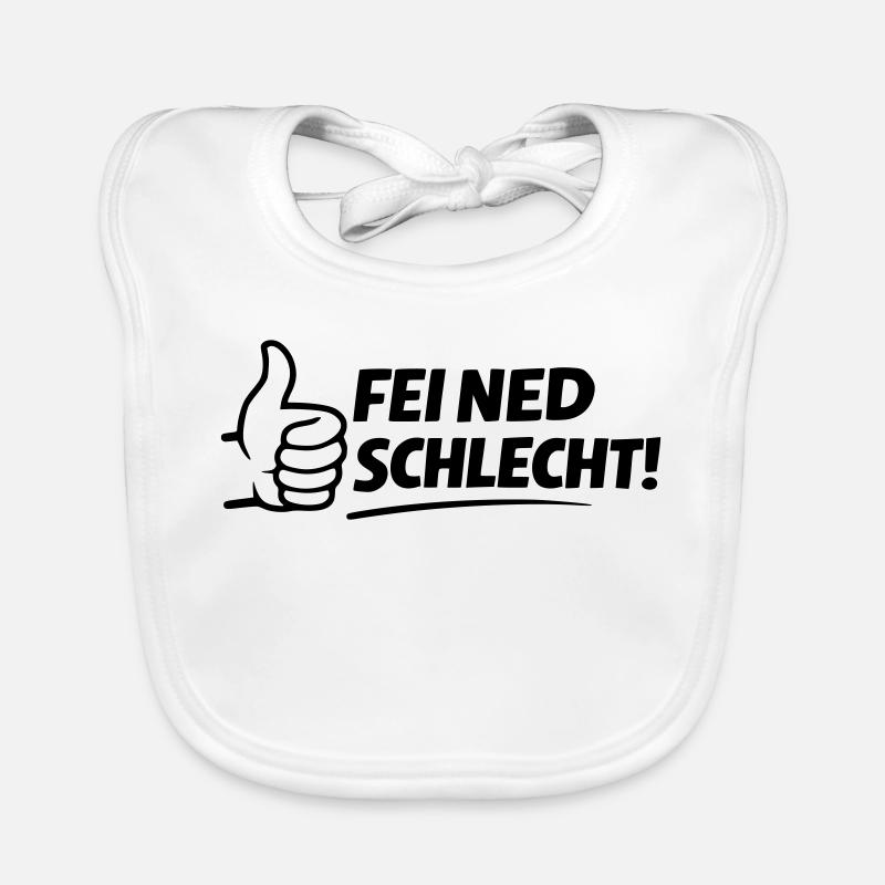 Fei ned schlecht Baby Bio-Lätzchen