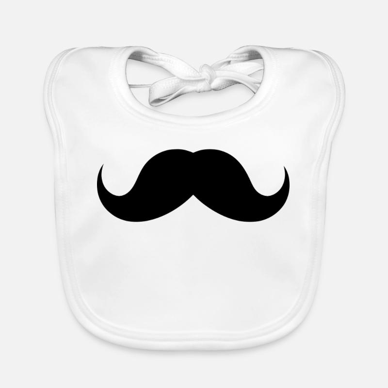 Mustache Organic Baby Bibs