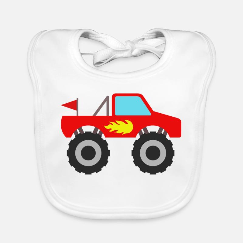 Monstertruck Baby Bio-Lätzchen