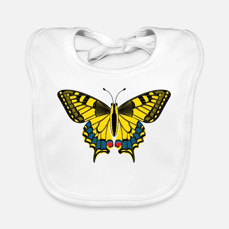 Schmetterling – Papillon Bavoir bio Bébé
