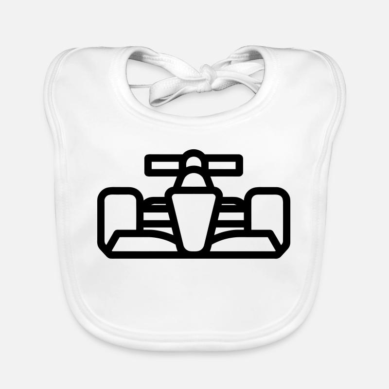 Race Car Organic Baby Bibs