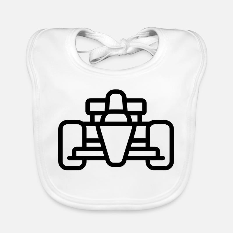 Race Car Organic Baby Bibs