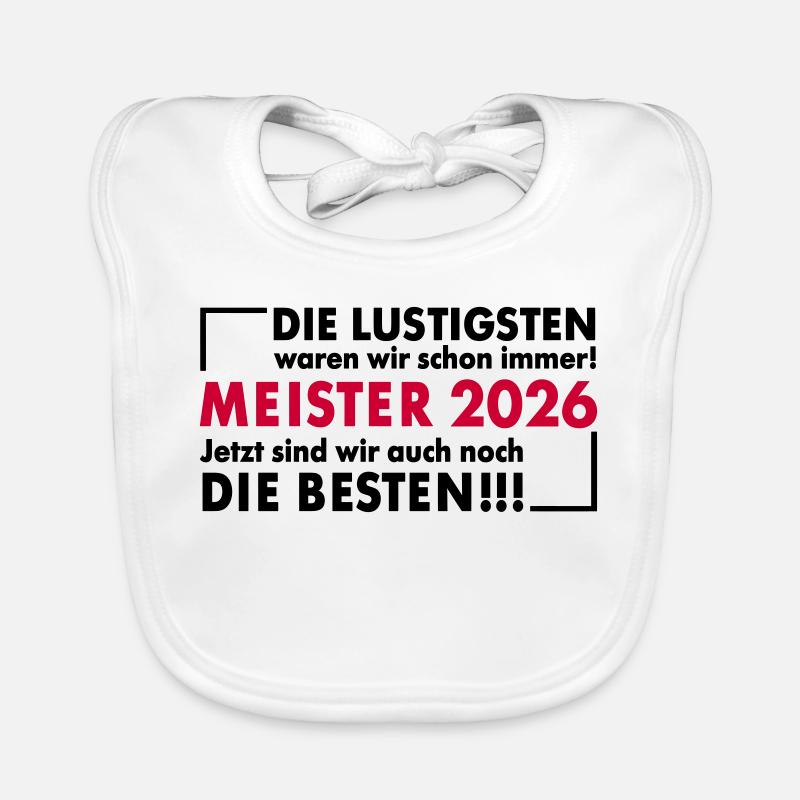 Funny Masters 2026 Organic Baby Bibs