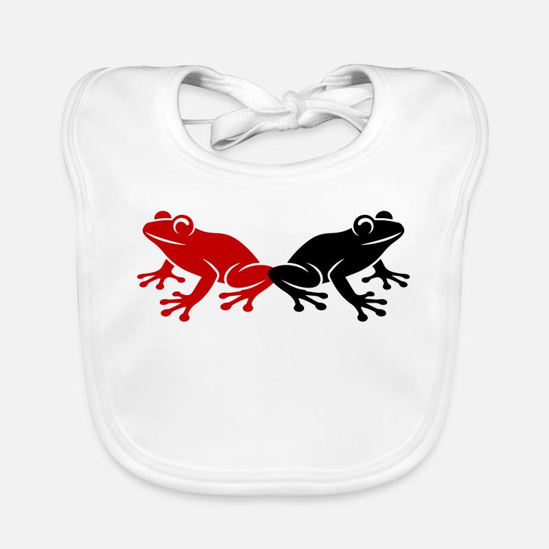Grenouille Crapaud Bavoir bio Bébé