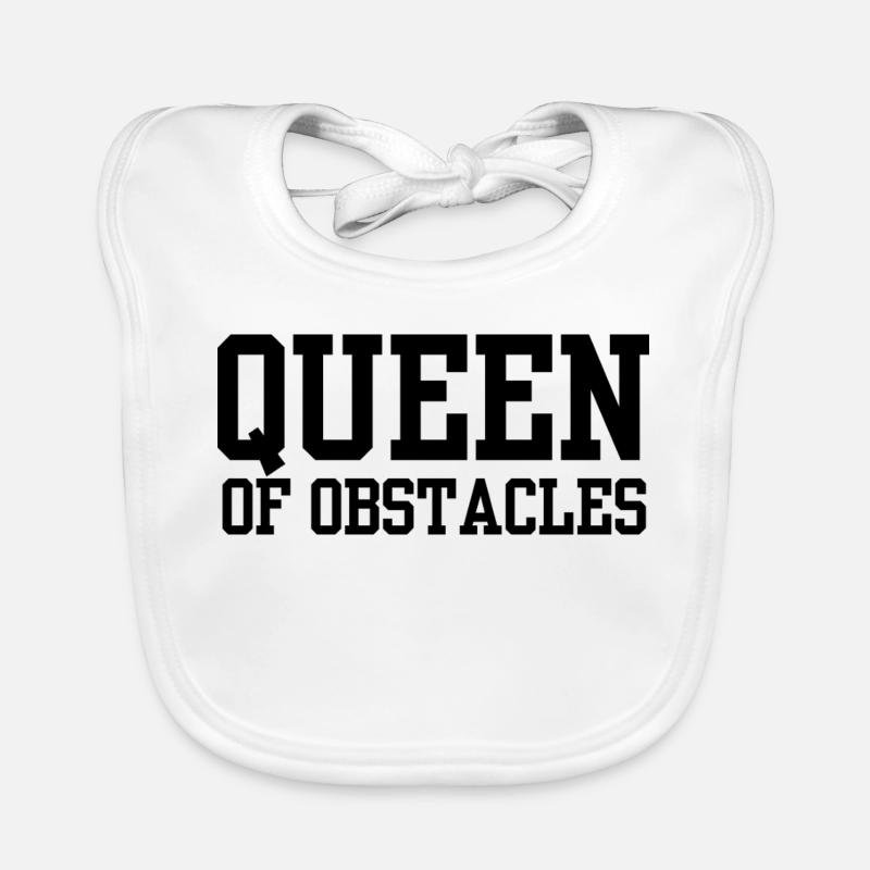Reine des Obstacles Bavoir bio Bébé