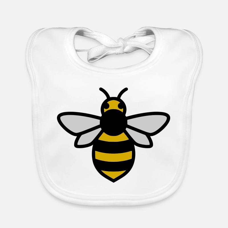 Bee Insect Cartoon Organic Baby Bibs