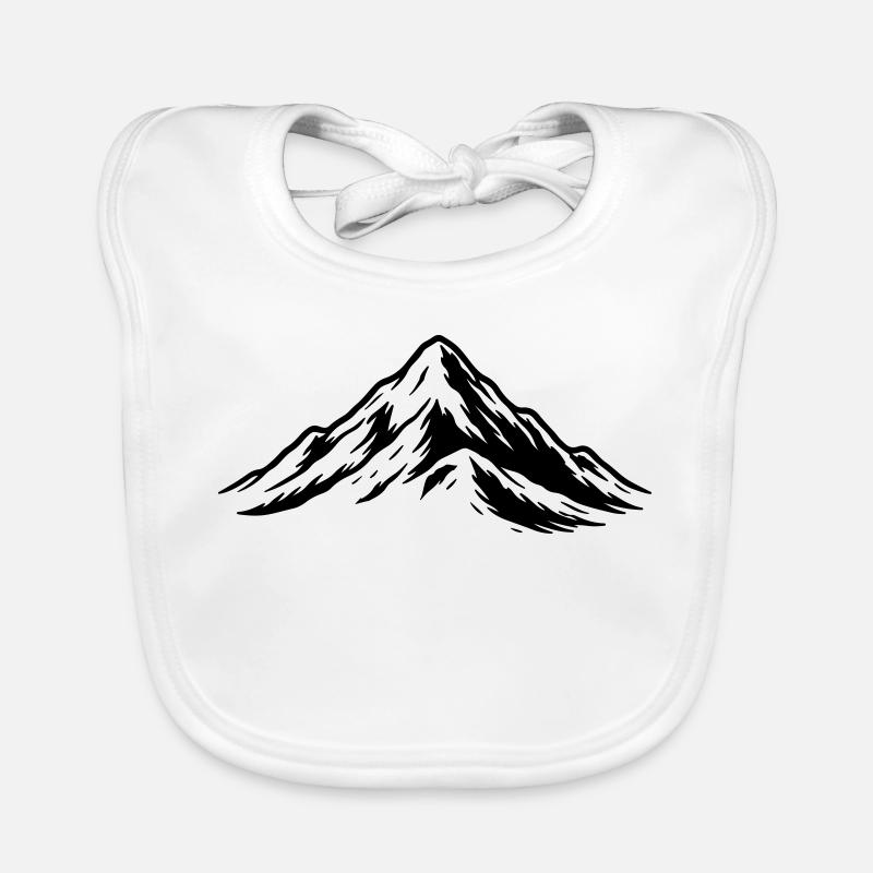 Mountains icon Hill Organic Baby Bibs