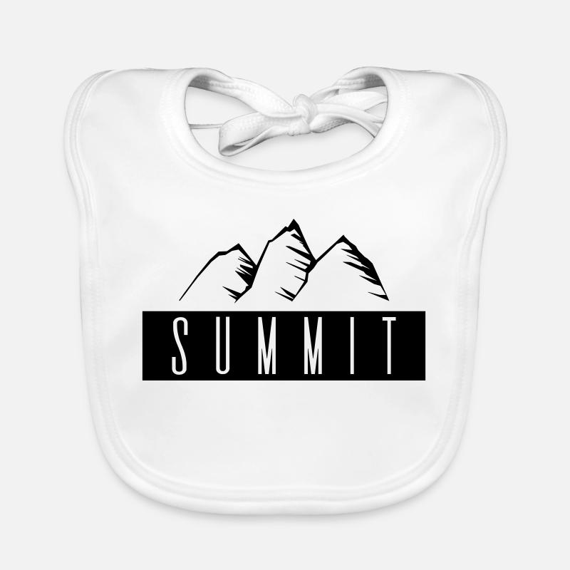 Summit - Organic Baby Bibs - white
