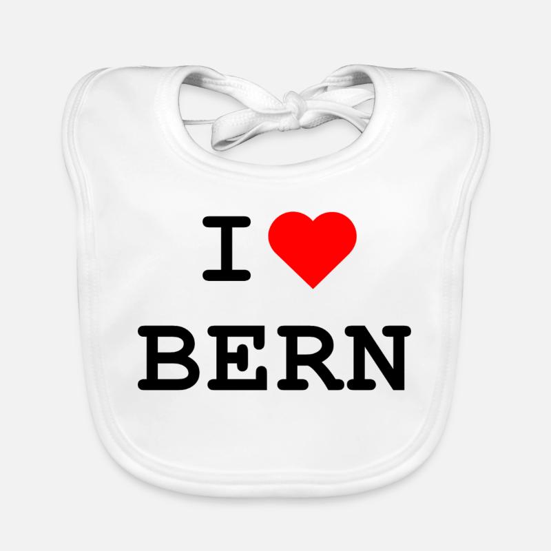 J’aime Berne - Ich liebe Bern Bavoir bio Bébé