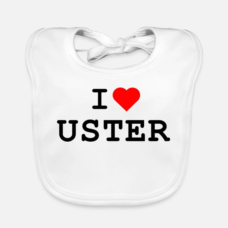 Ich liebe Uster - J’aime Uster Bavoir bio Bébé
