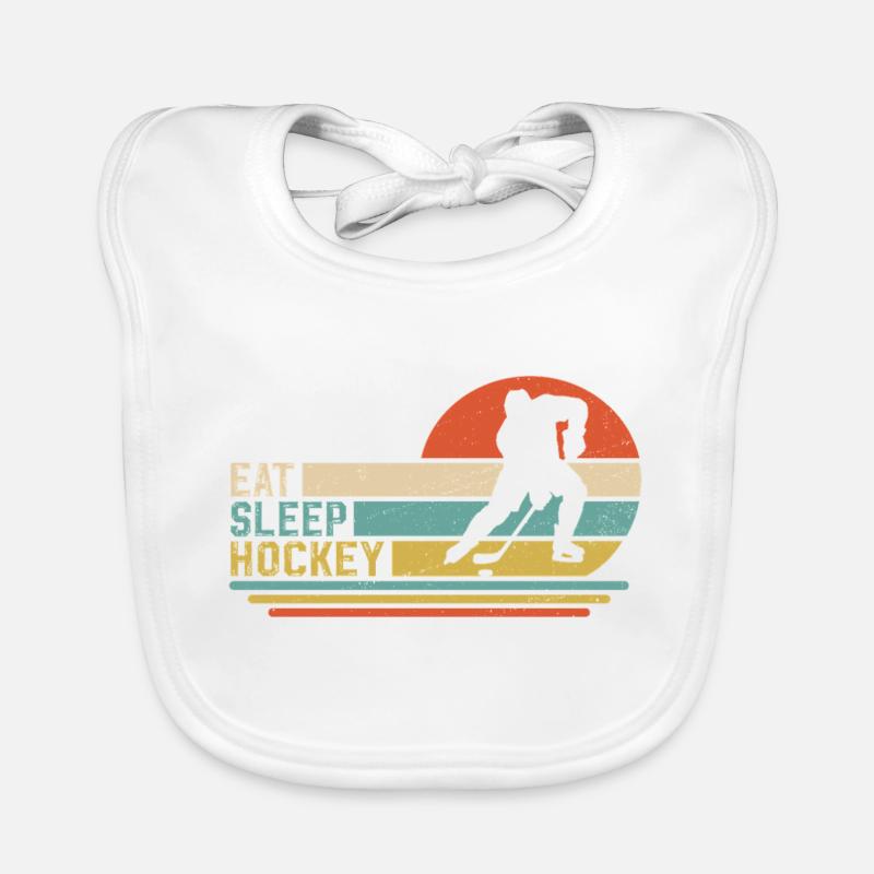 Eishockey Hockey  Baby Bio-Lätzchen