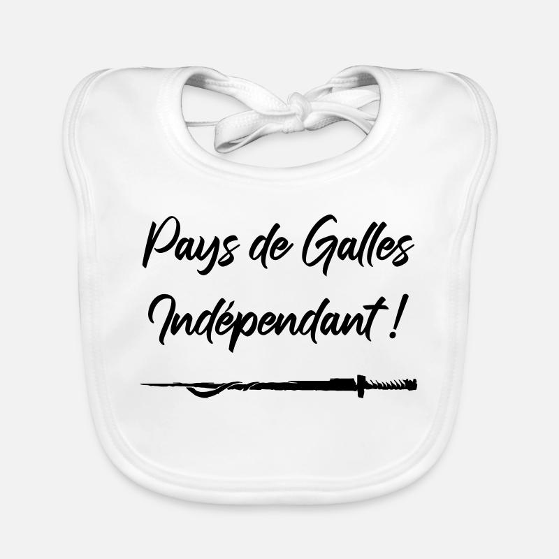 Pays de Galles Indépendant ! Perceval Bavoir bio Bébé