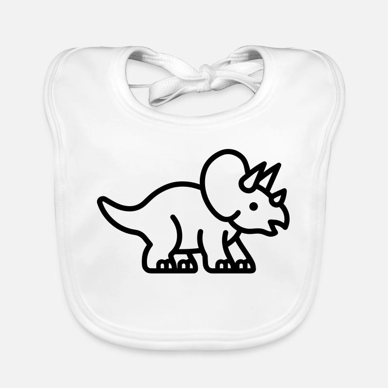 Triceratops Baby Bio-Lätzchen