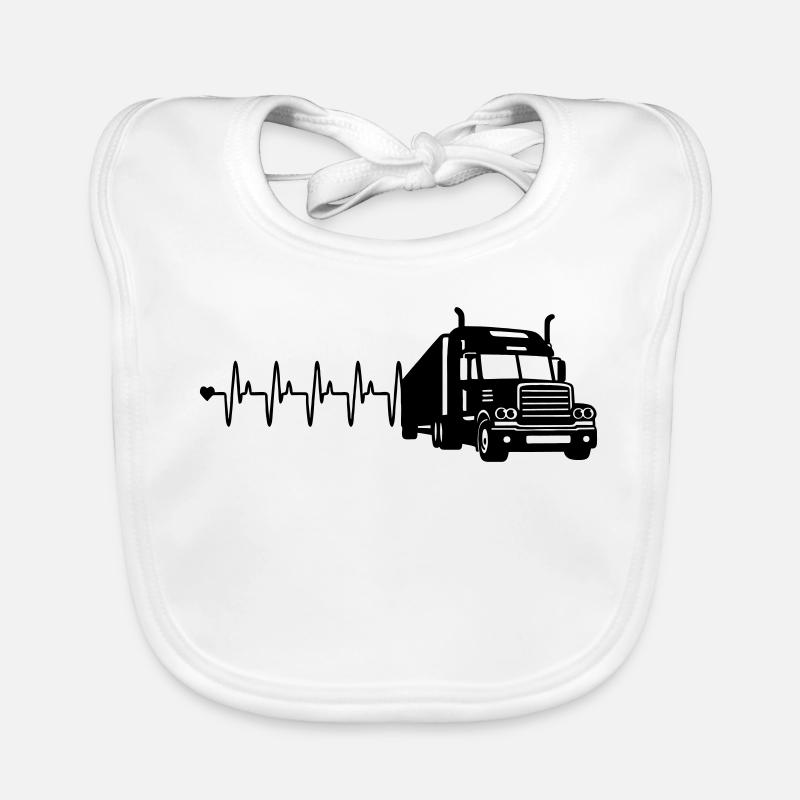 Lkw herzfrequenz Baby Bio-Lätzchen
