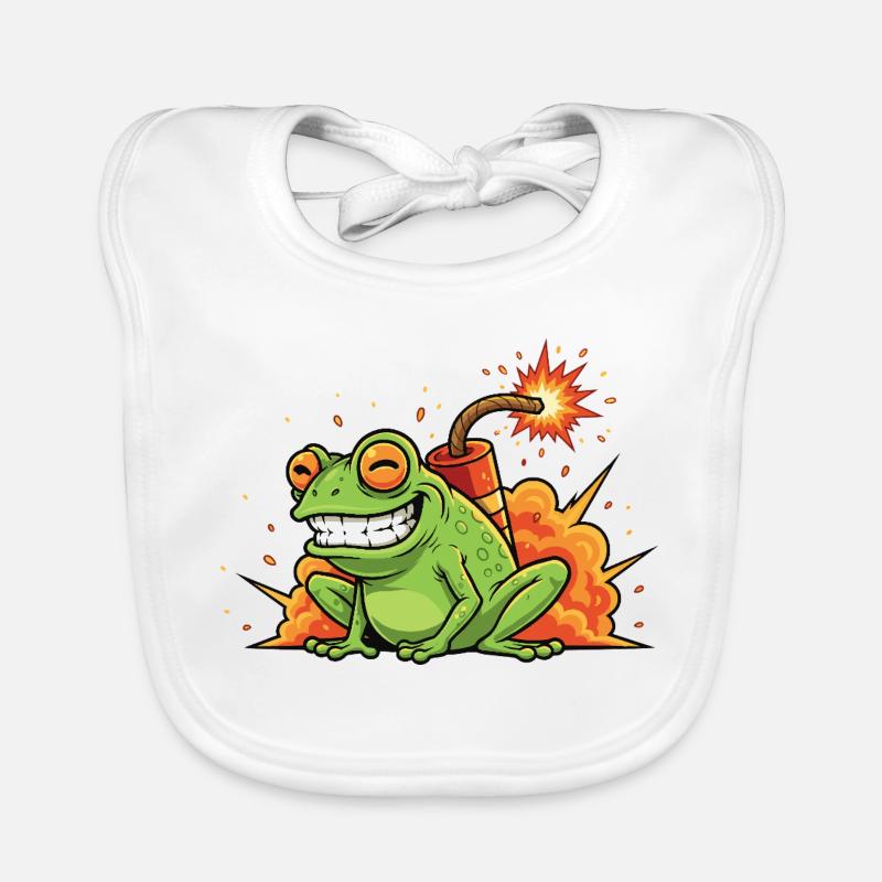 Firecracker Spark Fun Organic Baby Bibs