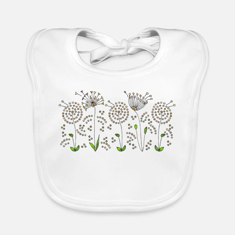 Fleur Bavoir bio Bébé