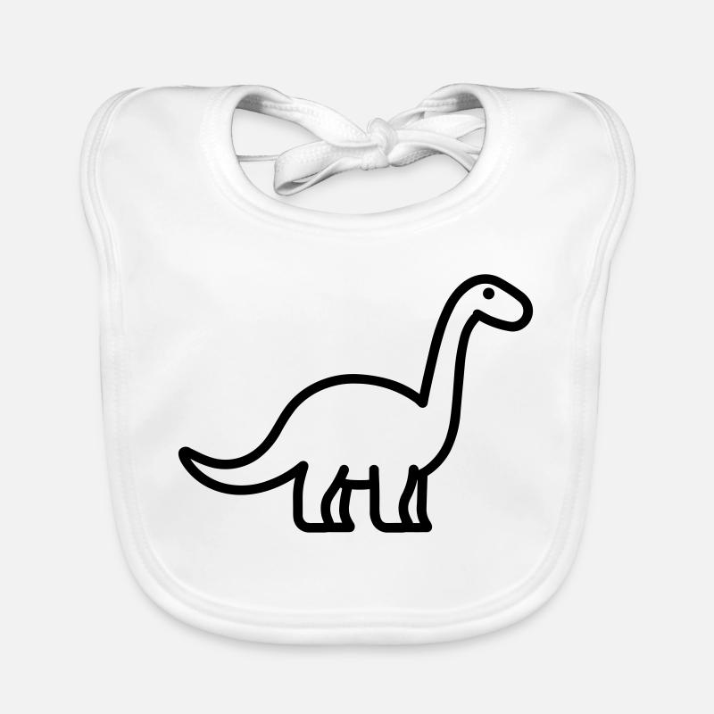 Brontosaurus Organic Baby Bibs