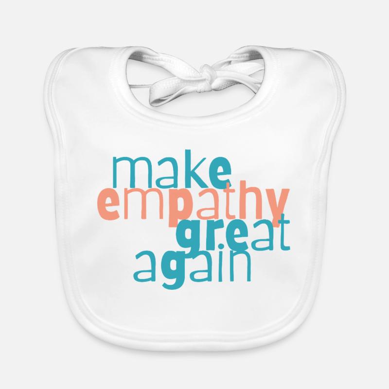 Make Empathy Great Again Organic Baby Bibs
