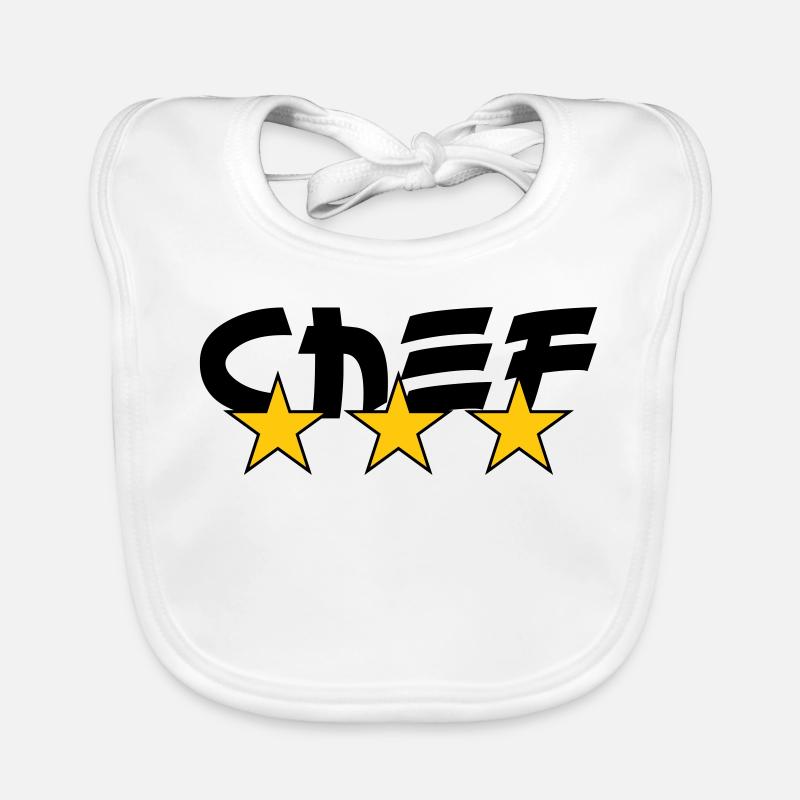 Chef - Cuisine - Cuisinier Bavoir bio Bébé