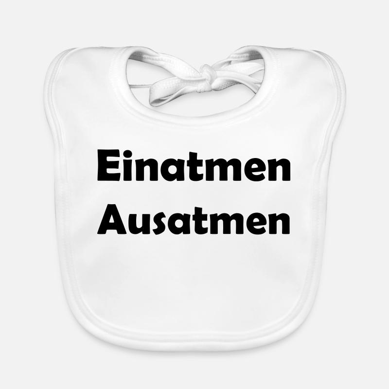 Inspire, expire Bavoir bio Bébé