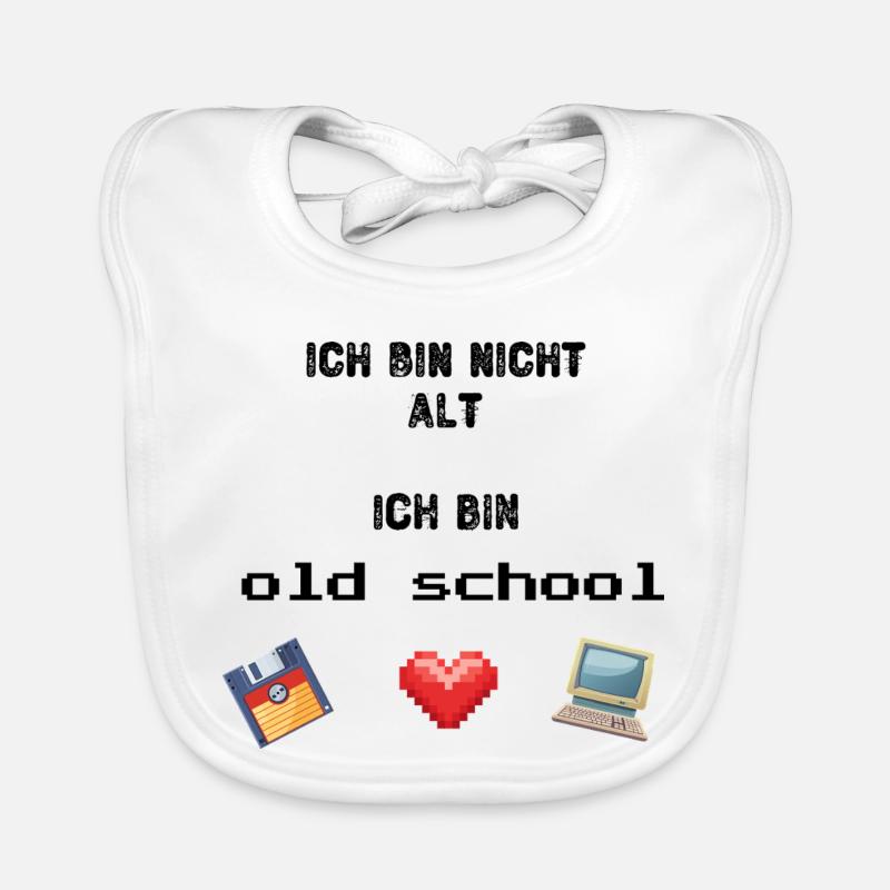 Old School Baby Bio-Lätzchen