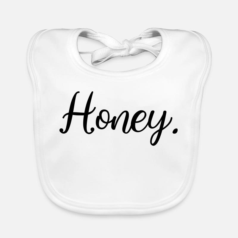 Frauen Herren Honig Honey Statement Baby Bio-Lätzchen