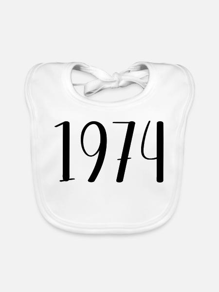 1974 - Baby Bio-Lätzchen - Weiß - Vorne