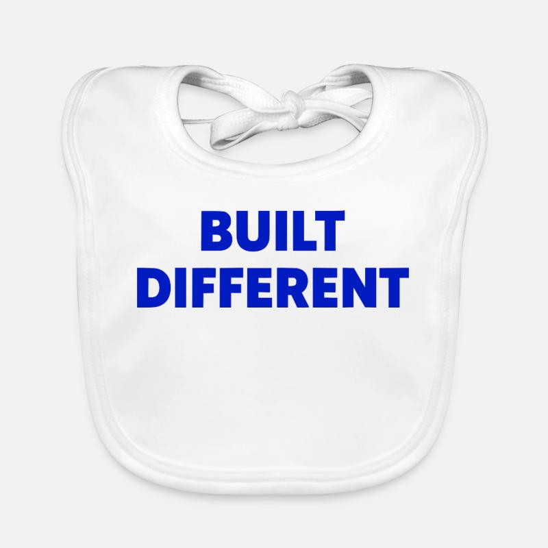 Built Different Motivation Style Baby Bio-Lätzchen
