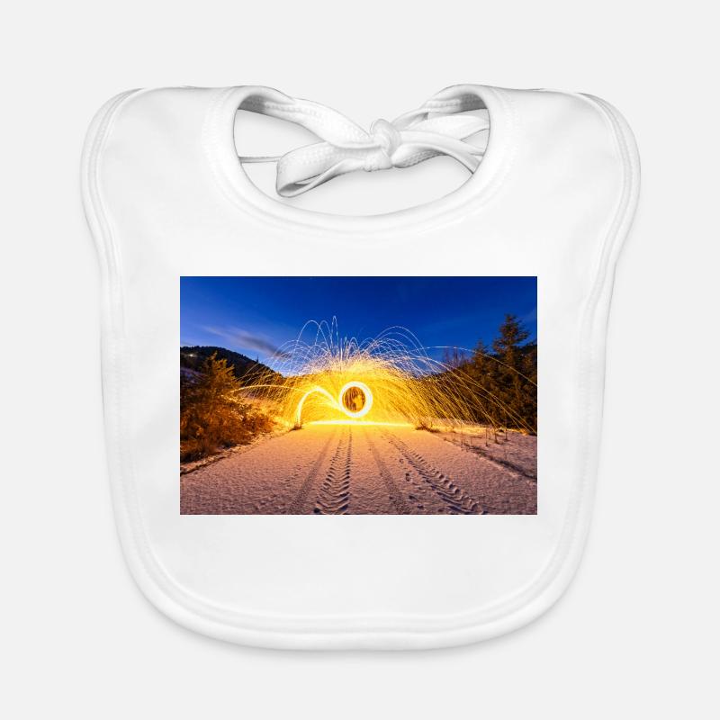 Flaming Steel Wool	 Organic Baby Bibs
