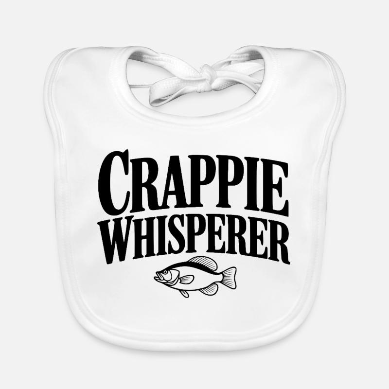 Crappie Whisperer Organic Baby Bibs