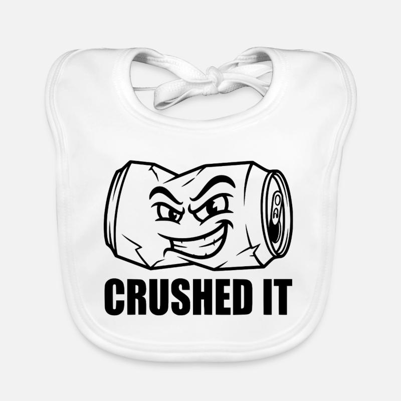 Crushed It - Graffiti Dose Baby Bio-Lätzchen