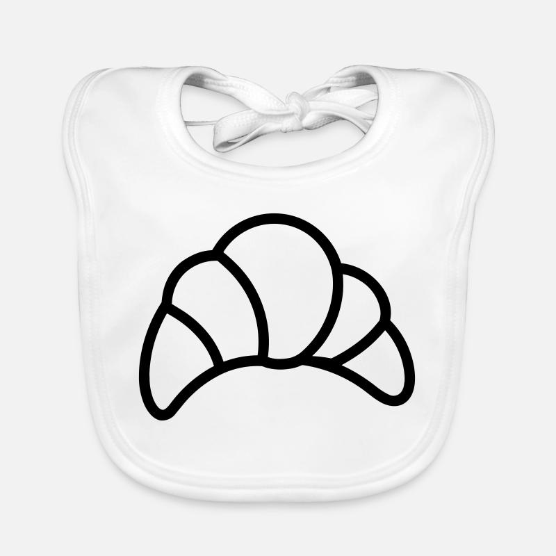 Halbmond Baby Bio-Lätzchen
