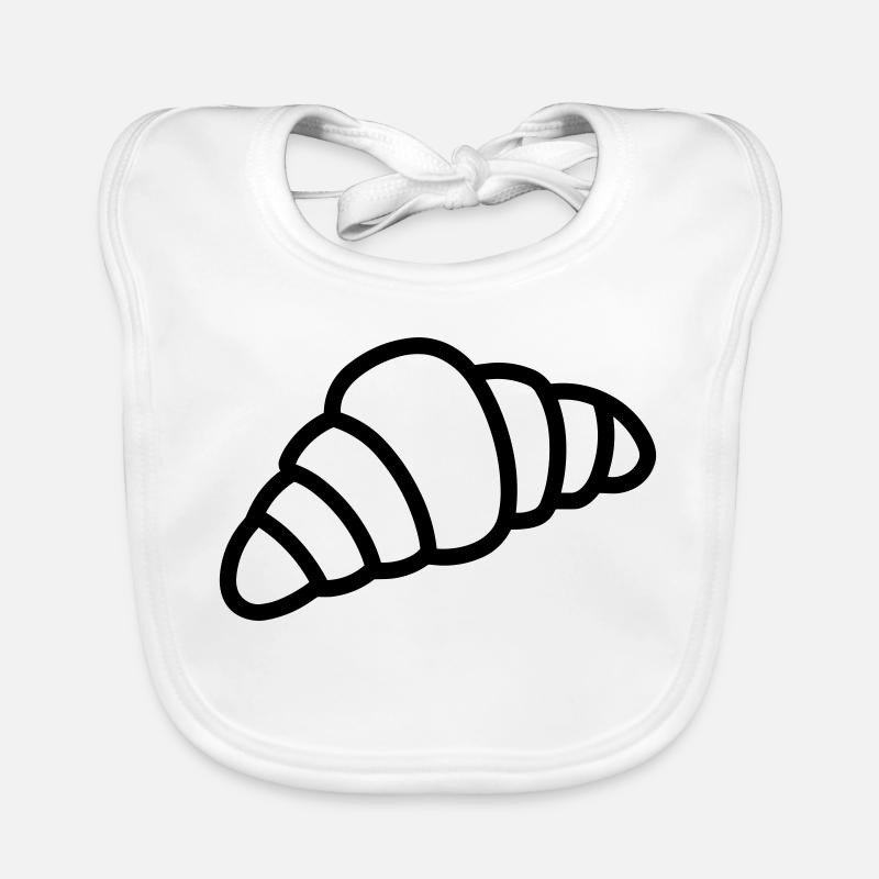 Halbmond Baby Bio-Lätzchen