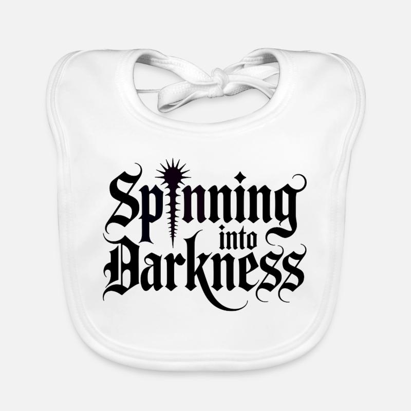 Spindle Design Typography Organic Baby Bibs