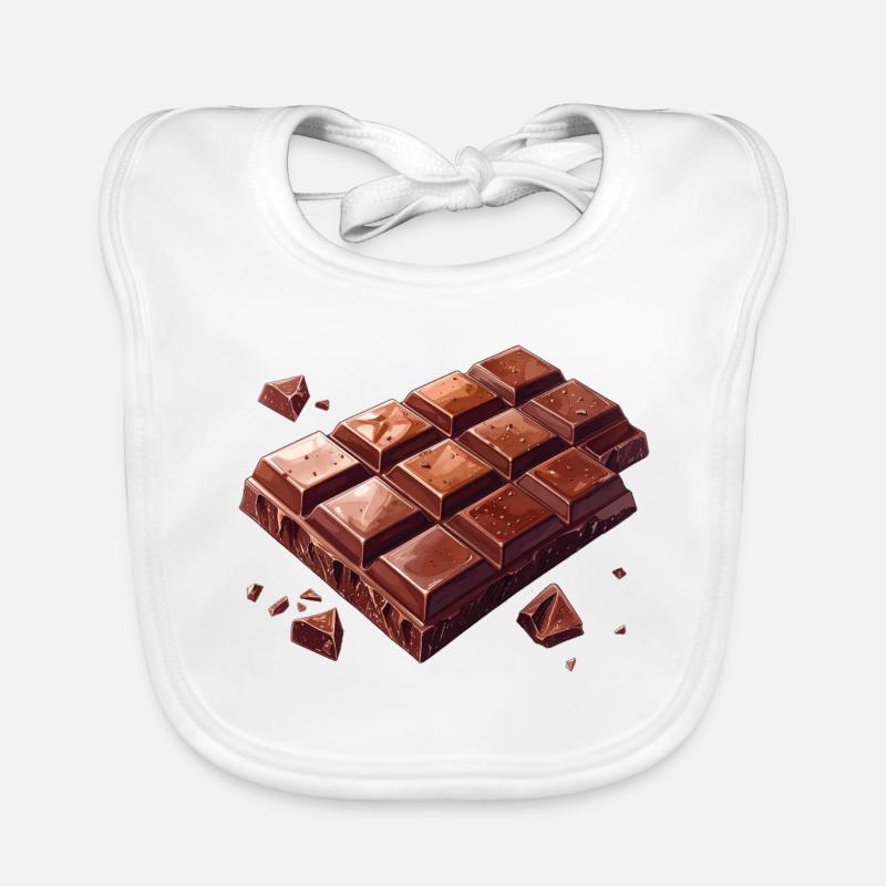chocolate Organic Baby Bibs